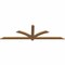 Ekena Millwork Redmond Smooth Timber Gable Bracket, Western Red Cedar, 84"W x 24"H x 1 1/2"D x 3 1/2"F, 7/12 Pitch GBW084X24X0204RED00SWR - alternate 5